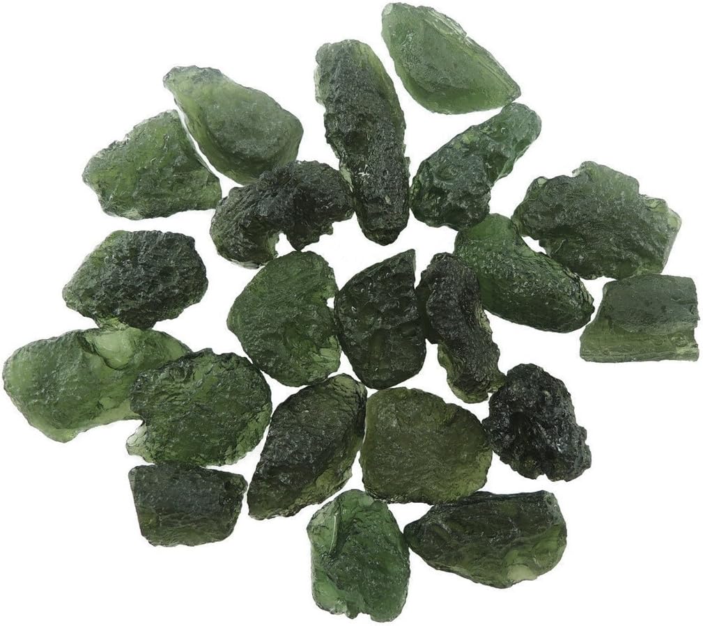 Large Size, 1st Class Moldavite From Czech Republic 10 Full Carats, No Damage