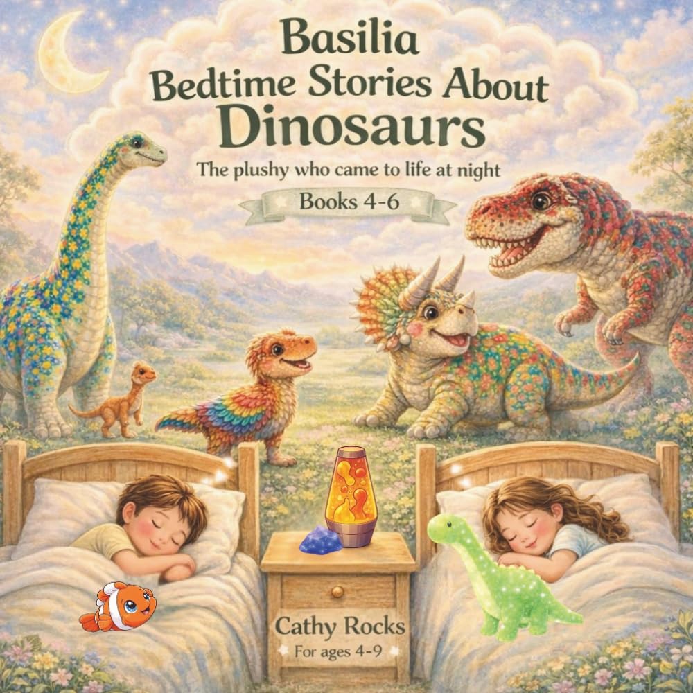 Basilia - Bedtime Stories about Dinosaurs: Trilogy 2 - Books 4-6