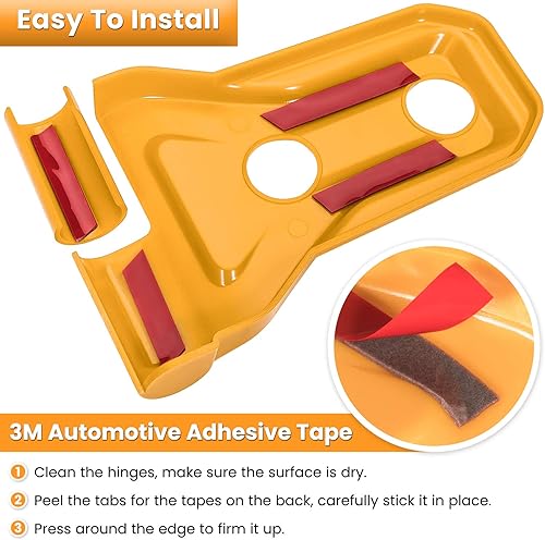 Vista 13 de Cubierta de bisagra de puerta, accesorios exteriores, decoración para Jeep Wrangler JL JLU Sport Sahara Freedom Rubicon Unlimited y Gladiator JT 2