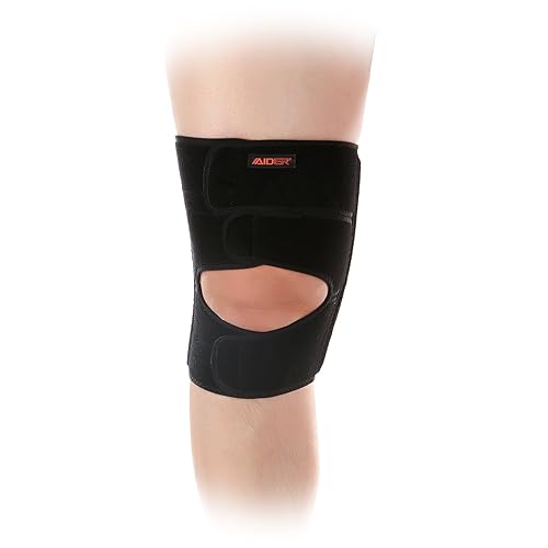 Aider Rodillera tipo 2 soporte de compresión ajustable, neopreno transpirable, diseño único antideslizante y cómodo, rodillera para deportes,