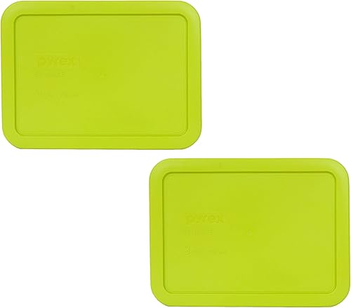 Miniatura 3 de Pyrex 7210-PC 3 tazas Edamame Green Rectángulo de plástico tapa de almacenamiento de alimentos, fabricado en Estados Unidos