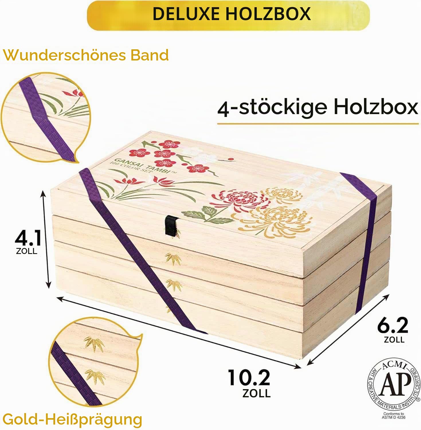Kuretake Gansai Tambi Aquarell-Set (100-Farben-Set)