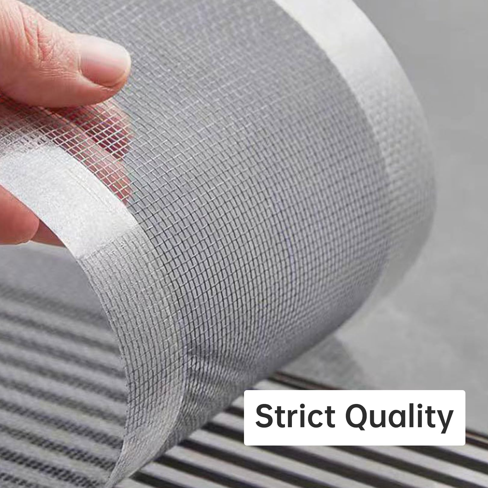 Abflusssieb 10cm X 10m Für Dusche Und Badewanne - Haarfänger Mit Plastikspatel