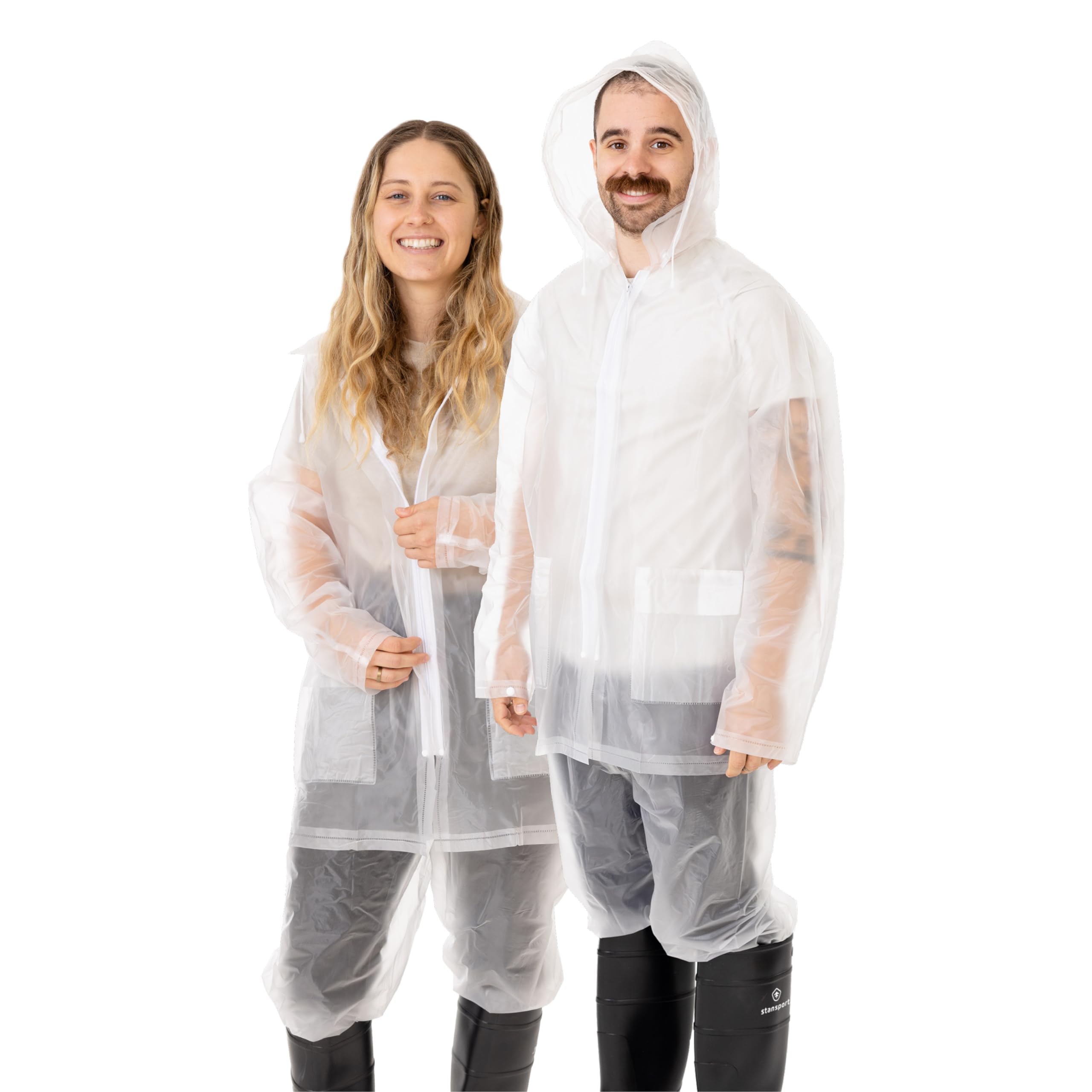 Stansport Combinaison De Pluie En Vinyle Avec Capuche Pour