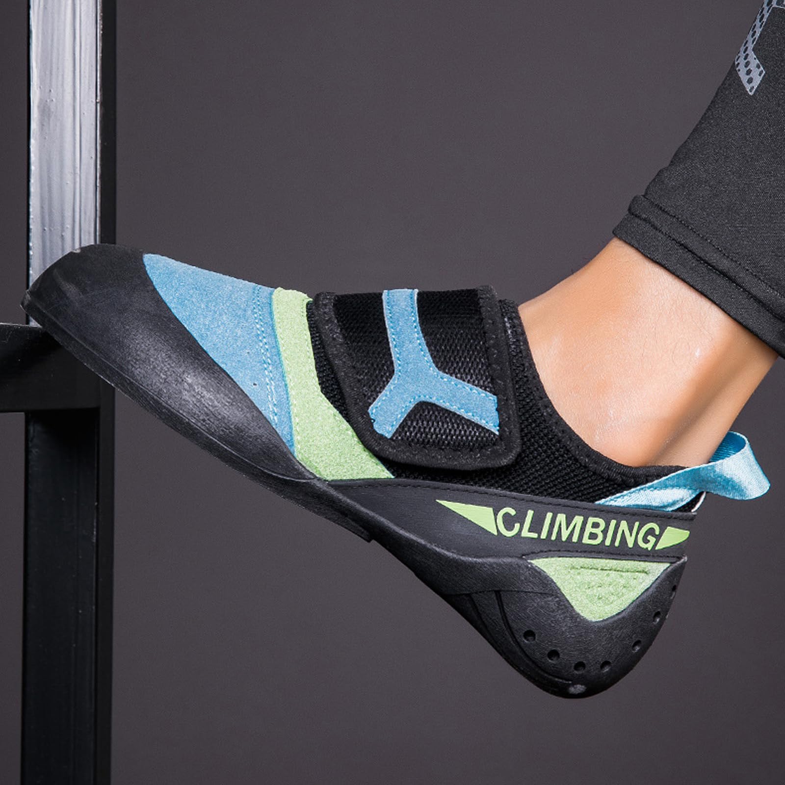 Scarpette da Arrampicata Indoor,Scarpe Arrampicata per Principianti,Climbing Shoe,Traspirante,Leggere,Adatto ai Principianti del Bouldering e dell'arrampicata Indoor