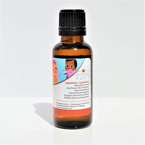 Miniatura 8 de Punkin Butt Aceite de dentición y aceite de oído para aliviar el dolor de encías y el canal auditivo  Todo natural, orgánico, seguro para bebés, sin