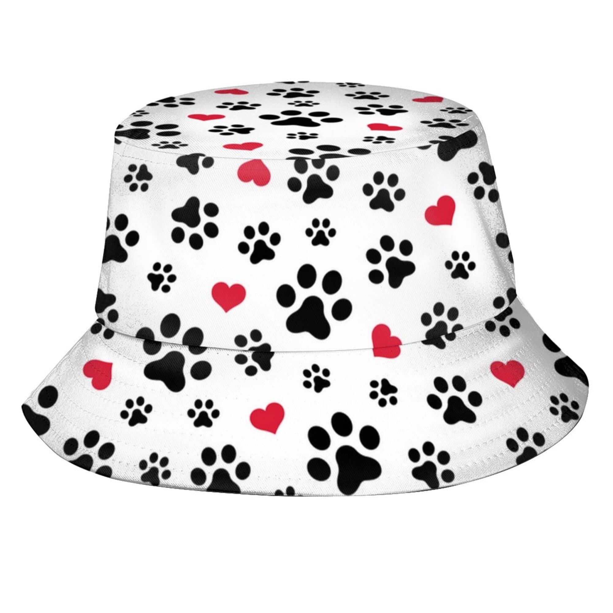 Bucket Hat for Women Men, Summer Print Hat Travel Packable Sun Cap Outdoor Hat for Women and Men