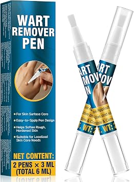 Skin Tag Remover Pen, Verruca Treatment, 1 Pack 3ml Fast and Effective Wart Remover for Wart, Corn, Mole, Calluses, Corn Remover for Feet Hands, Gentle Skin Tag Removal for All Skin Types