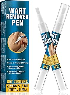 Acrochordons Stylo, Acrochordons Traitement Efficace, 2 Paquet 3ml Rapide et Efficace Verrue Traitement pour Verrues, Cors et Callosités, Doux Anti Verrue pour Tous les Types de Peau