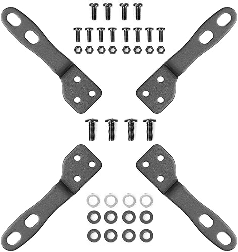 Mount-It! Kit de adaptador de montaje VESA Adaptador de soporte de pared para TV convierte patrones de 75 x 75 y 3.937 x 3.937 in a 7.874 x 3.937
