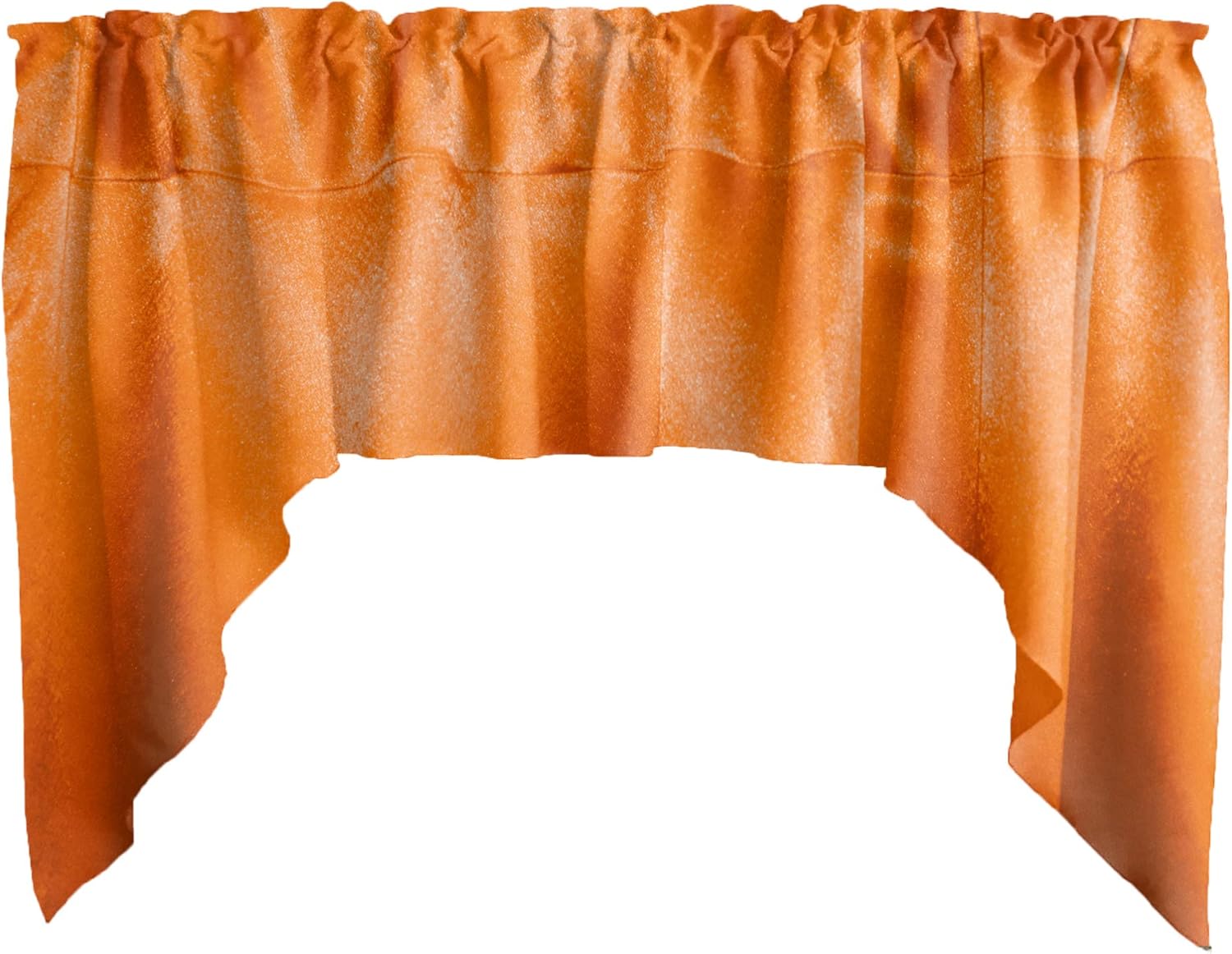 Zen Creative Designs Solid Shiny Satin Swag Window Valance Home Décor Bedroom Nursery Kitchen Window (Plum)