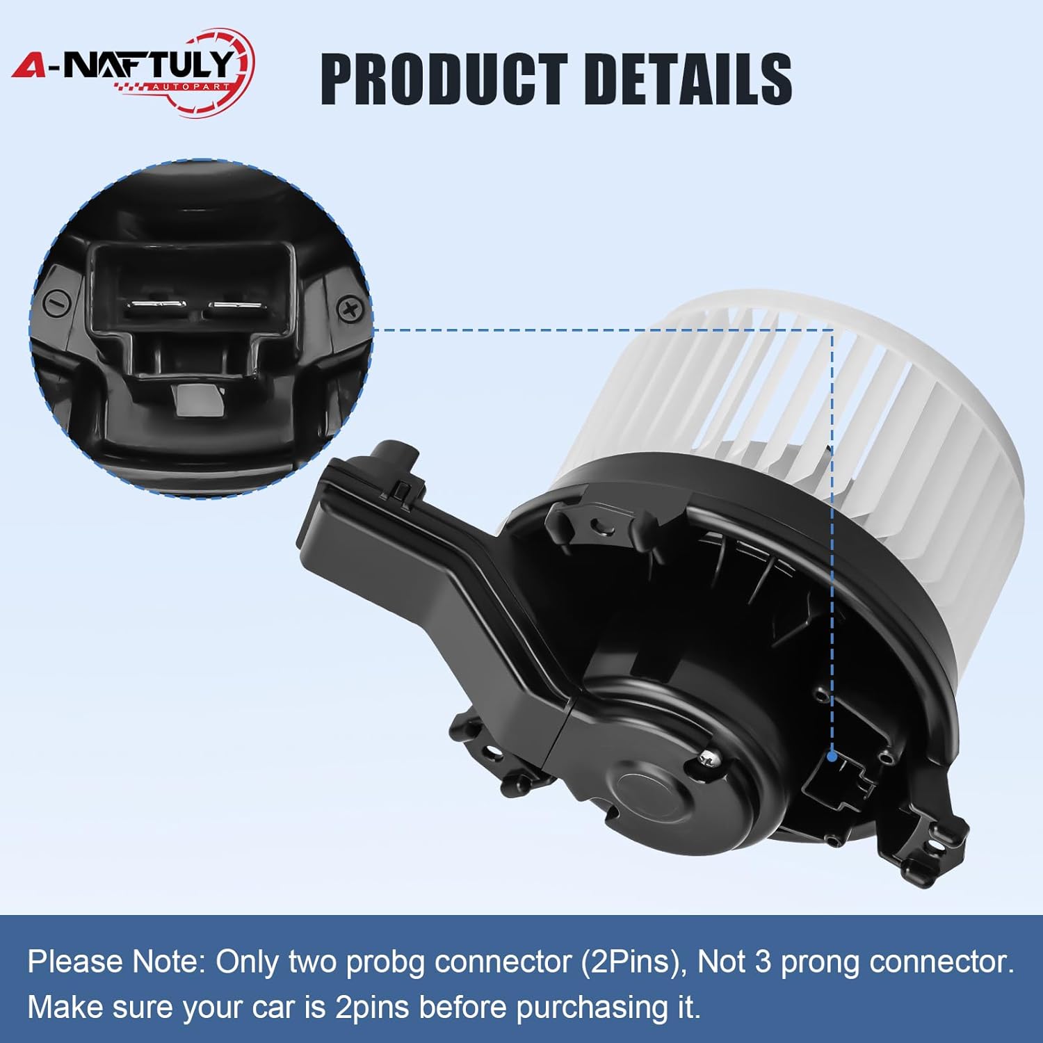 AC Blower Motor Fan Compatible with Subaru Crosstrek Impreza 2017-2023, Legacy/Outback 2020-2022, Honda CRV 2017-2023, Odyssey 2018-2023, HVAC Heater Blower Motor, Replace 72223FL00A, 79310TLAA51