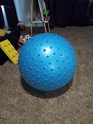 Amazon.com: B. toys – Bouncy Ball – Ride On Blue Hopper Ball – Sit ...