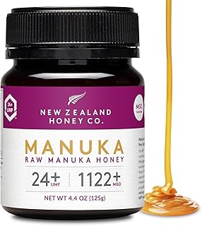 New Zealand Honey Co. Raw Manuka Honey UMF 24+ / MGO 1122+ | 4.4oz | 125...