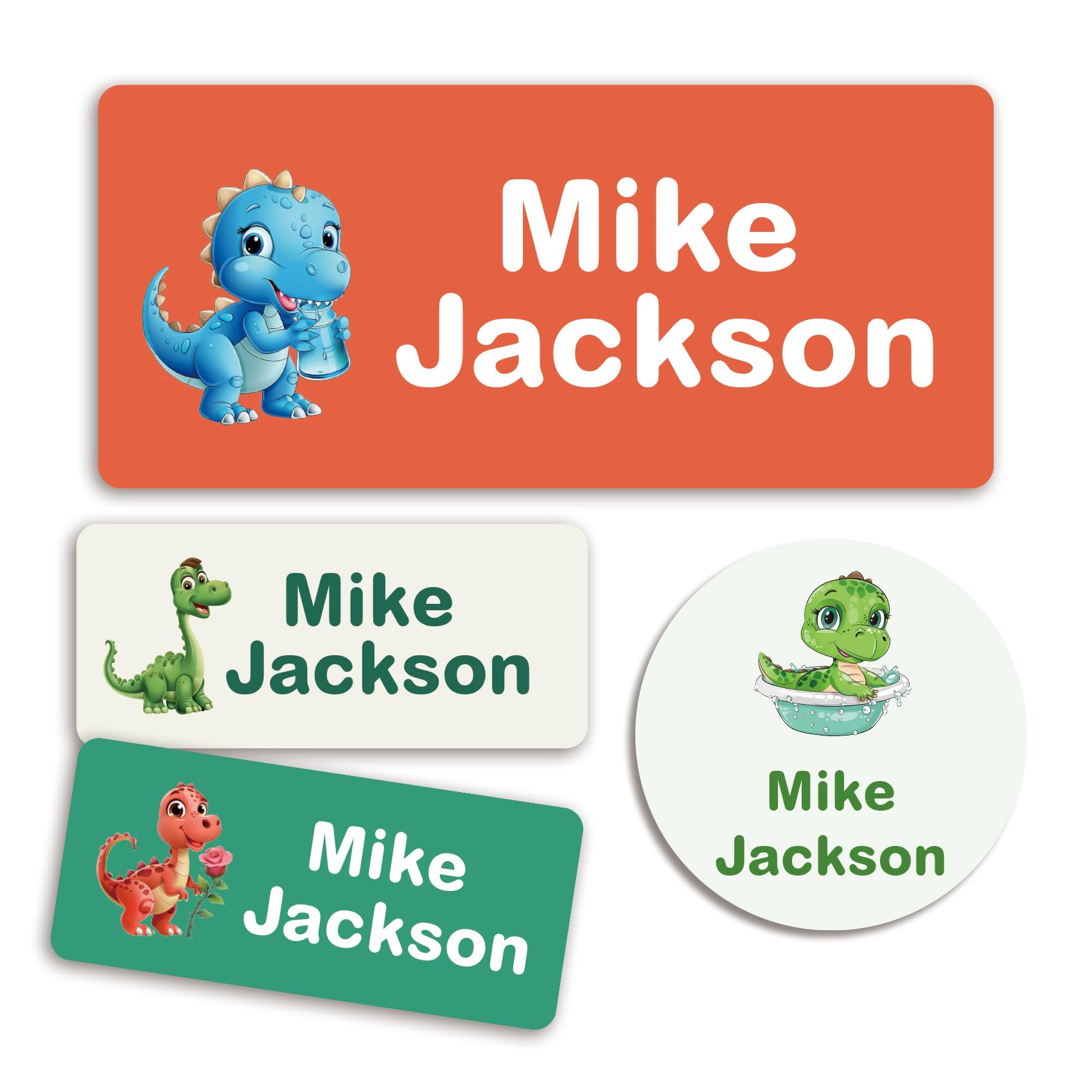FIKCIK 152 No Iron Personalised Clothes Labels Kids, Waterproof Washable Name Stickers for Care Home, School Uniform, Shoes Pencil