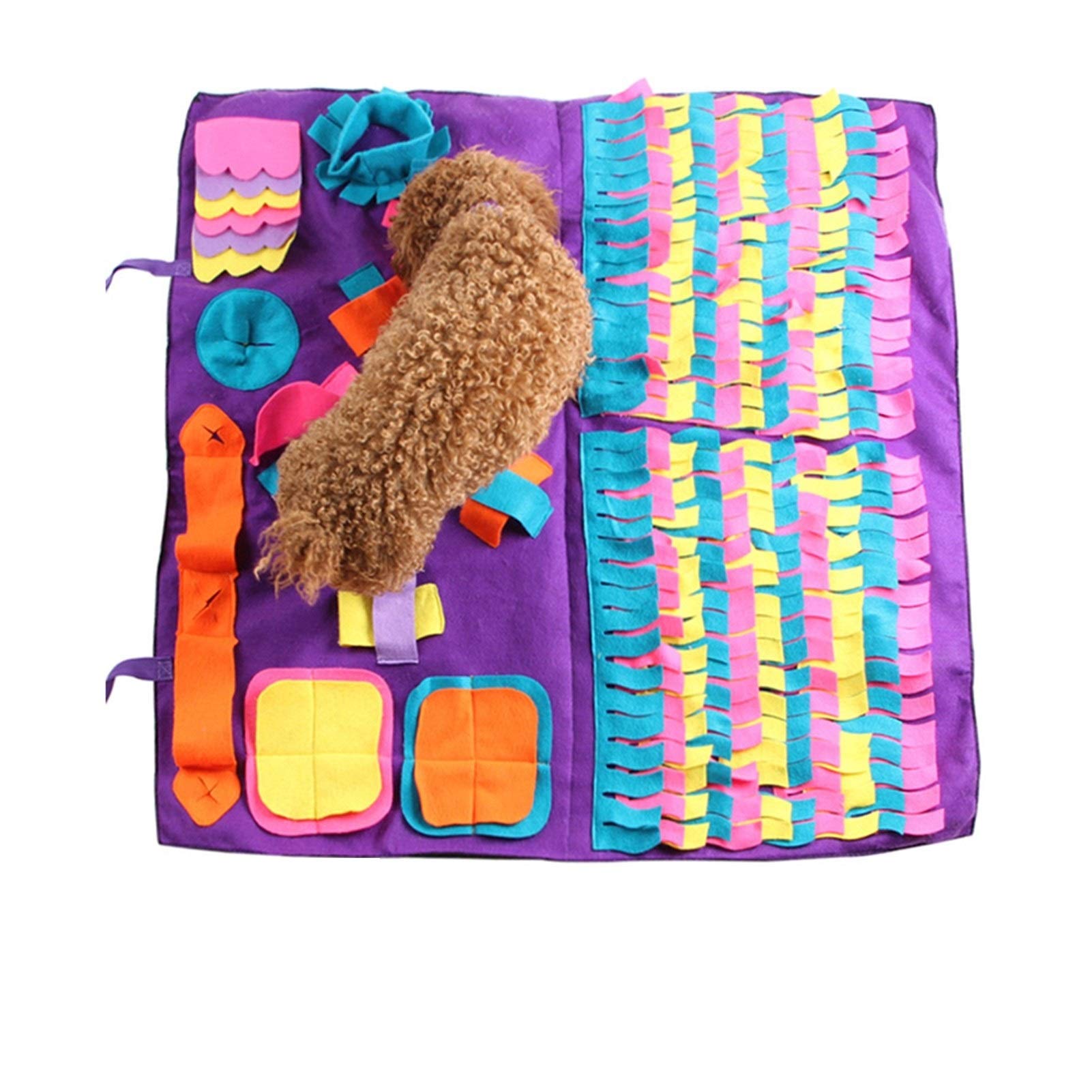 Mata do wąchania i karmienia zwierząt domowych, dla psów Pet Dog Pet koc treningowy do węszenia(90cm)