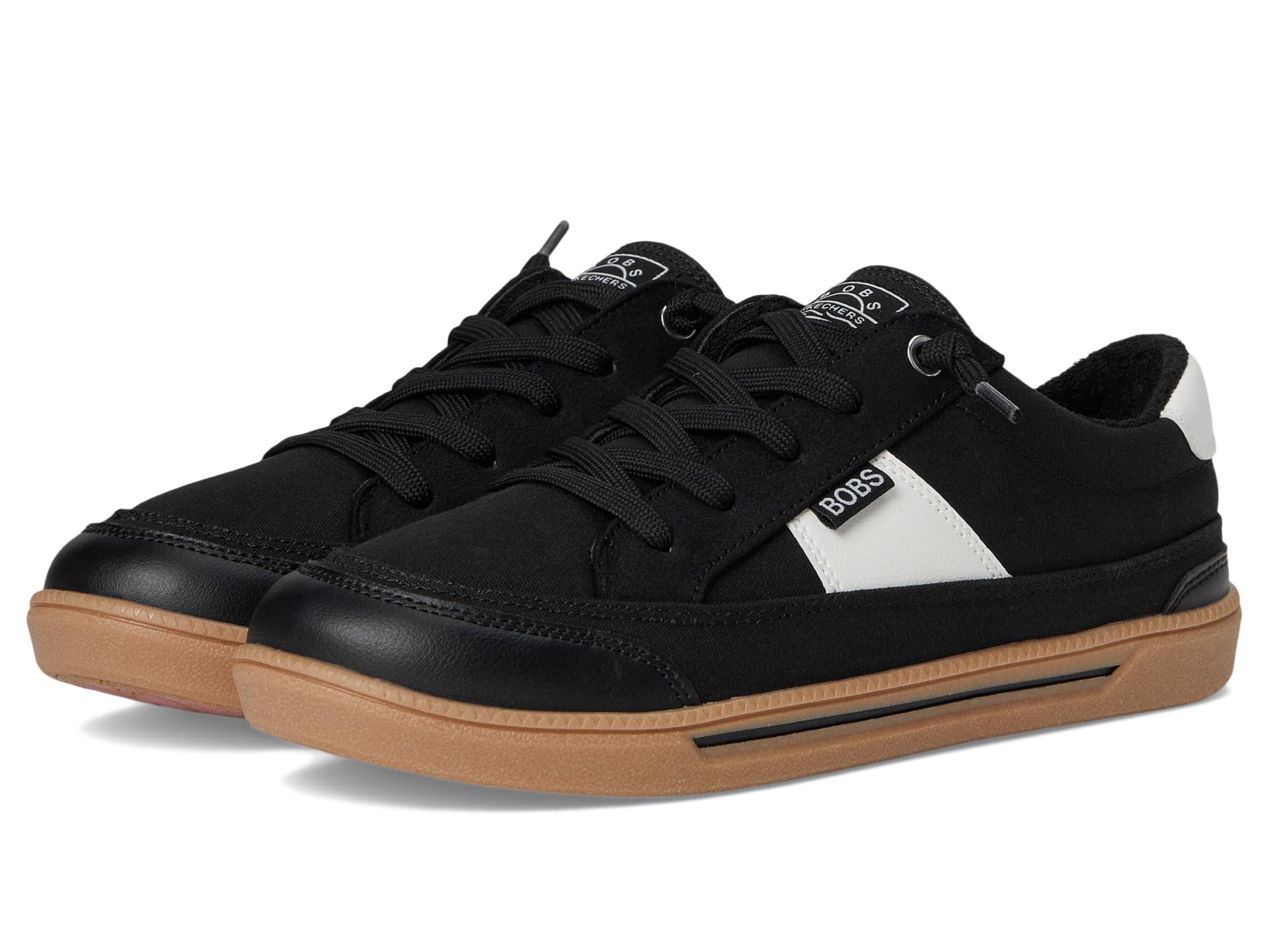 Skechers Women's Bobs B Cute 2.0-Low Stride Sneaker, Black, 4 UK