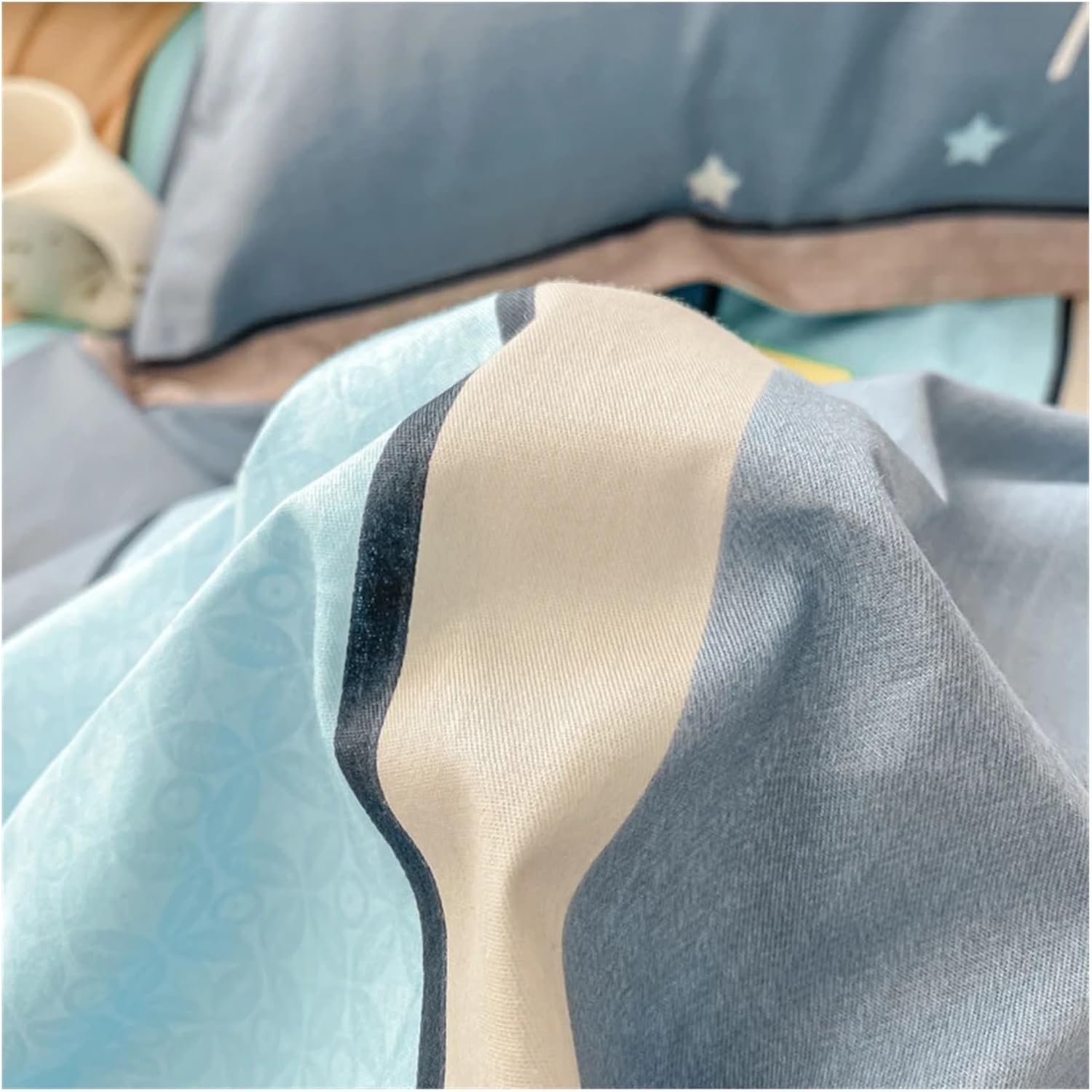 Bed, Soft and Cozy Four-Piece Set King Size Cotton Bedding Set, MM-102