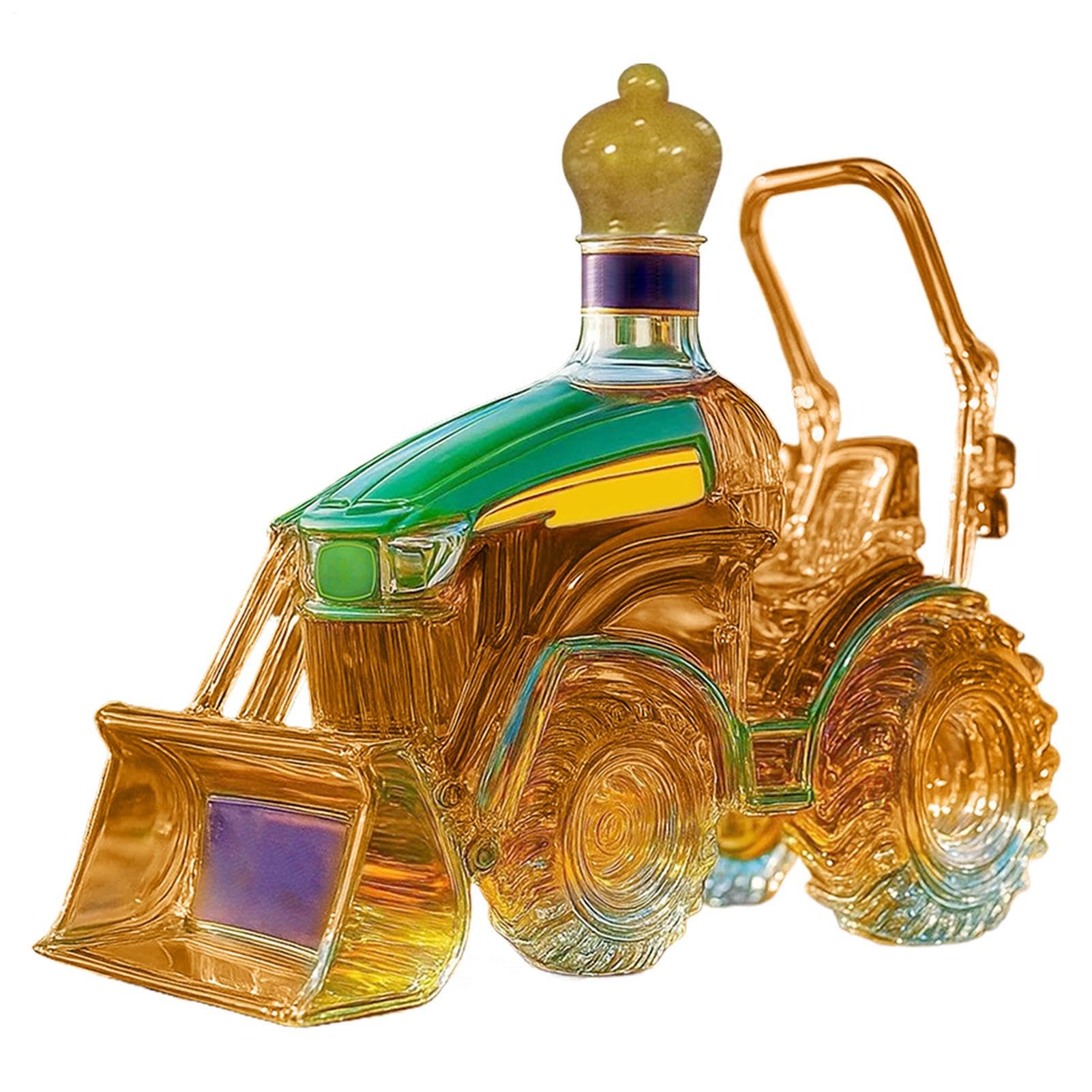 Bouteilles de whisky tracteur pour décoration de bar de salon chaleureux