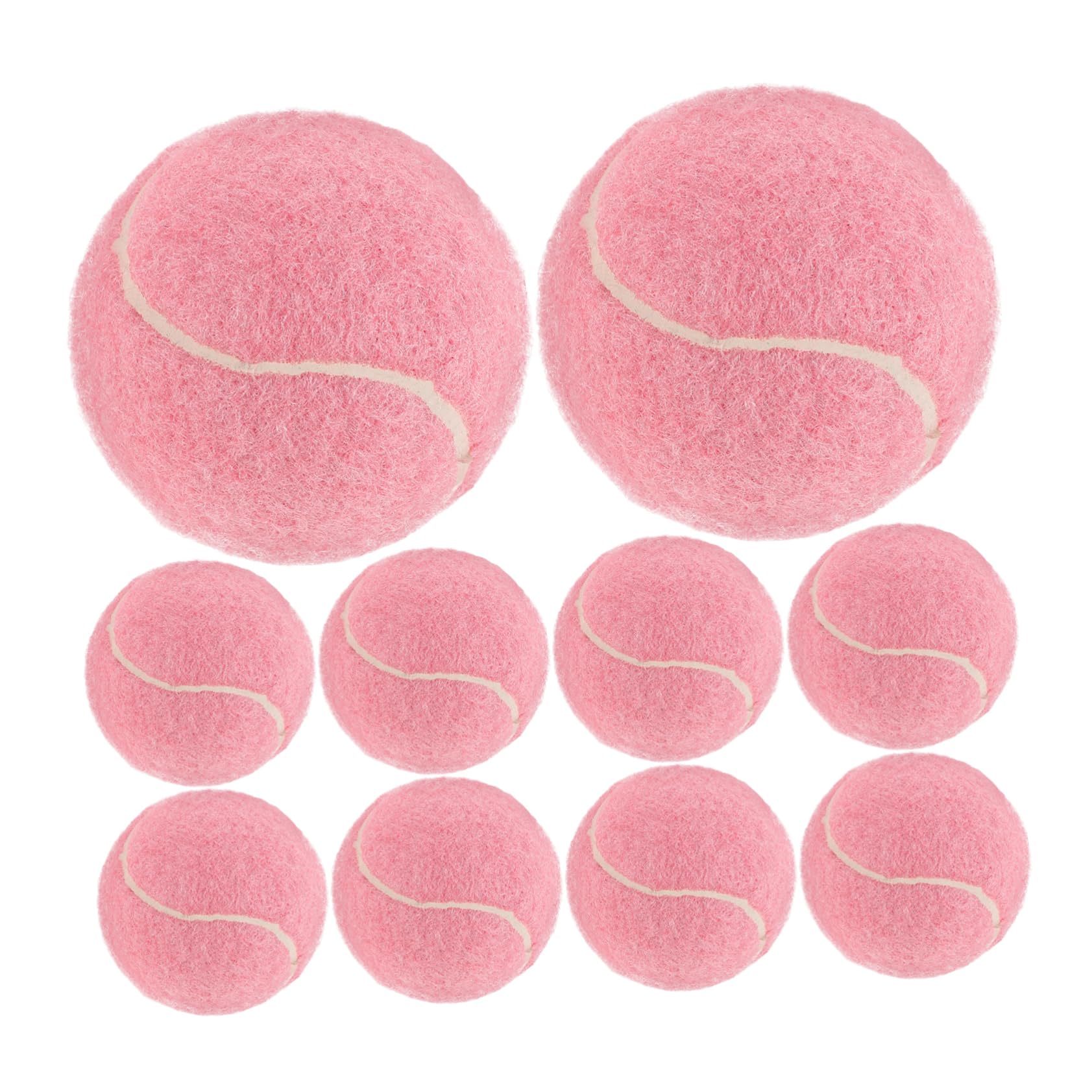 NAMOARLY Tennis Training Balls for Kids 12 Pack Elastic Balls Bouncy Wear Resistant Play Train Improve