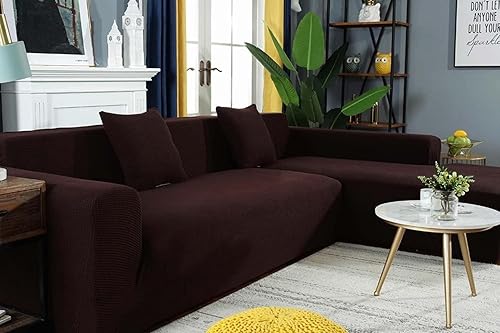 Miniatura 3 de Purefit - Fundas de sofá seccionales en forma de L, funda de sofá modular en forma de L, funda de sofá súper elástica, fundas gruesas para sofá