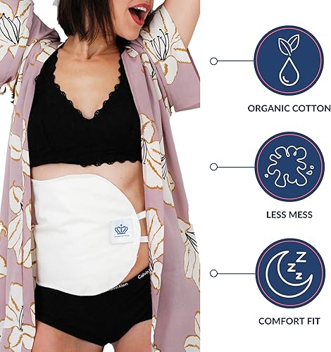 Miniatura 2 de Queen of the Thrones - Paquete de aceite de ricino para hígado compresión - Menos desorden reutilizable ajuste cómodo para dormir franela de algodón