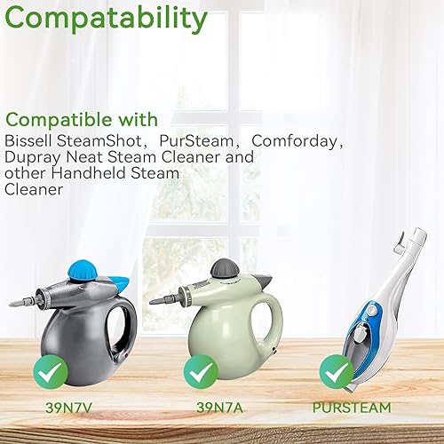Miniatura 4 de Sgizoku Paquete de 6 paños universales de microfibra para limpiador de vapor de mano, compatibles con Bissell Steam Shot, Comforday, PurSteam,