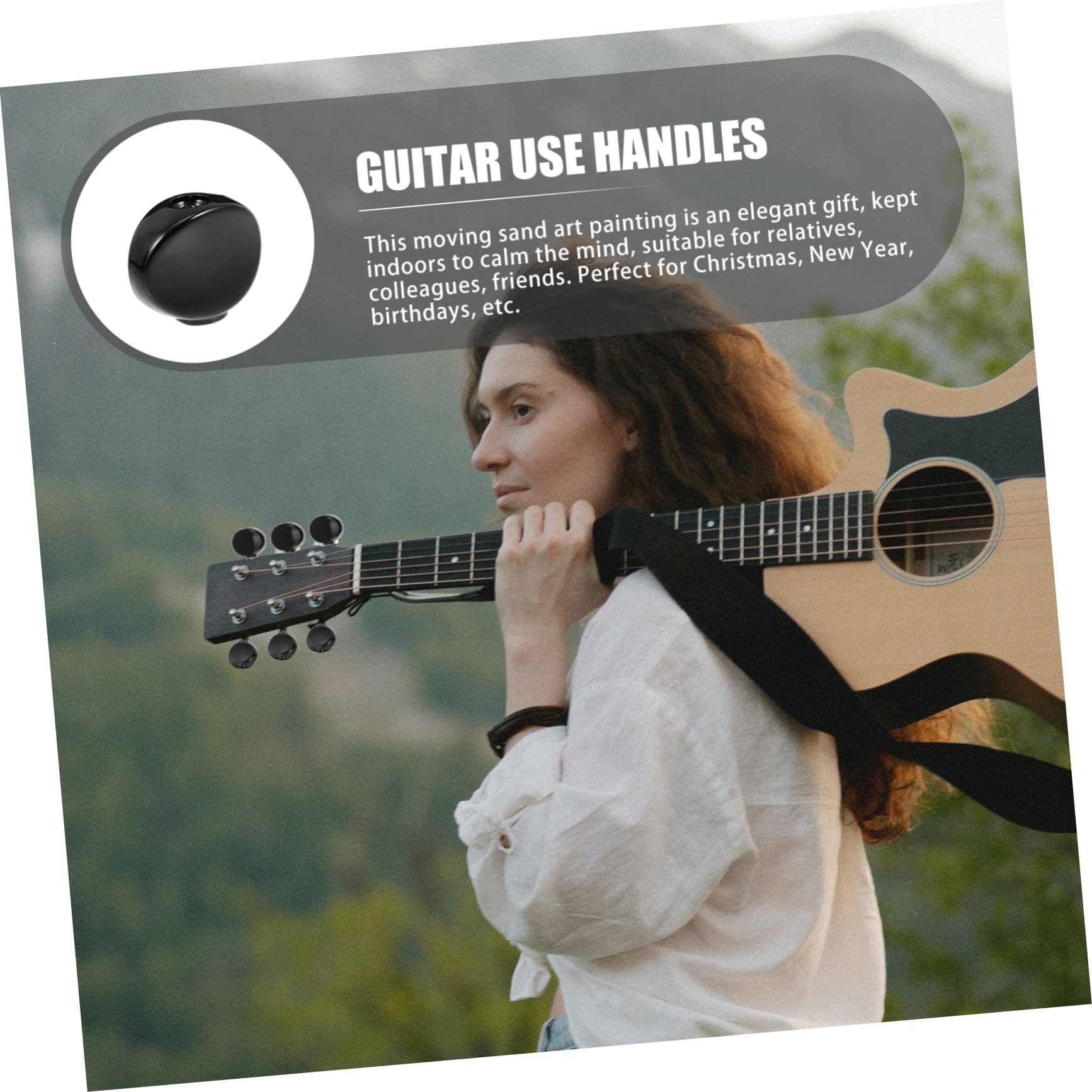 ibasenice 30pezzi Meccaniche Per Chitarra Elettrica Tasti Per Accordatura Metallo Facile Installazione e Alta Durabilità Accessori Per Musicisti Professionisti