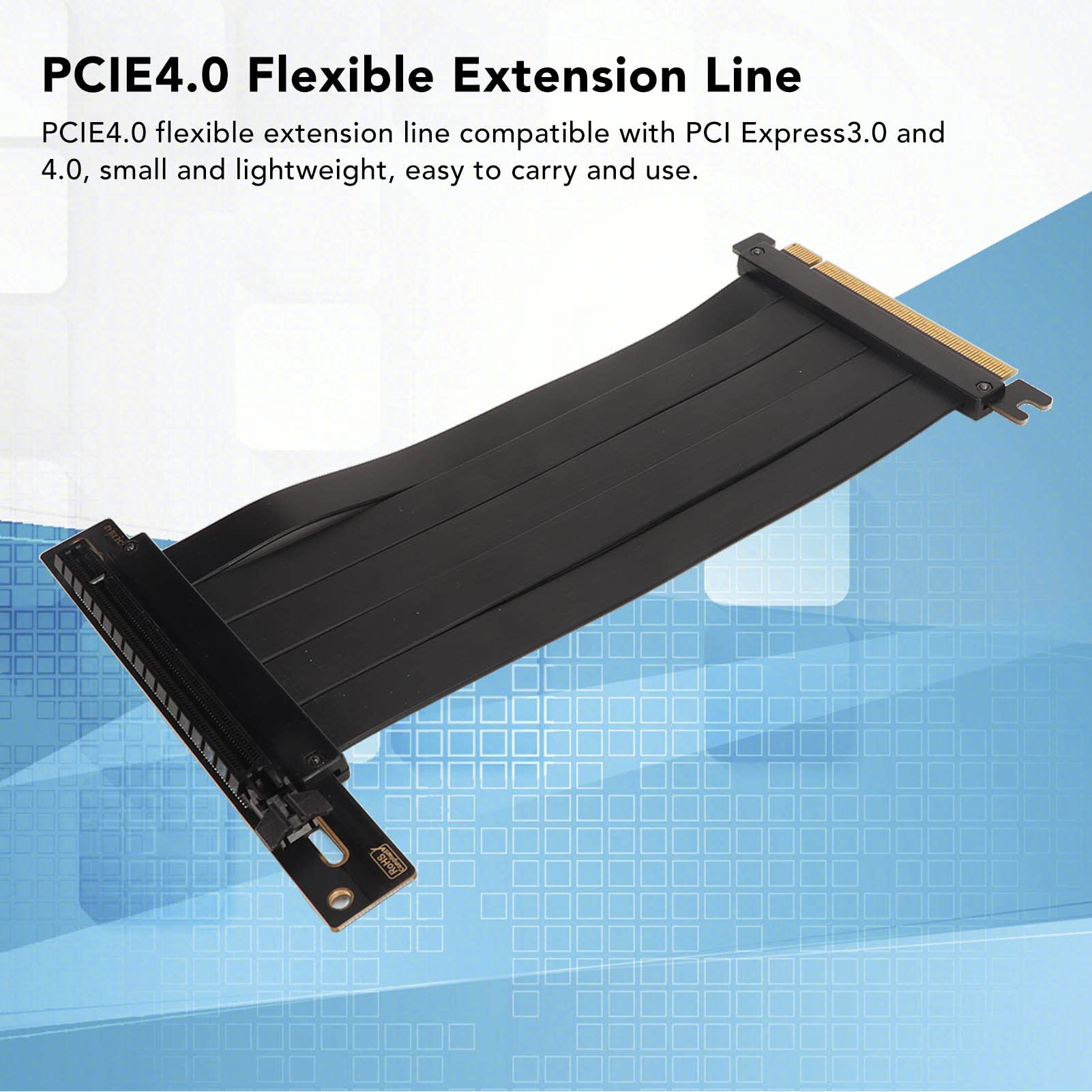 EZDIY-FAB PCIE 4.0 16x Cavo Riser ad Alta Velocità Estrema,PCI Express