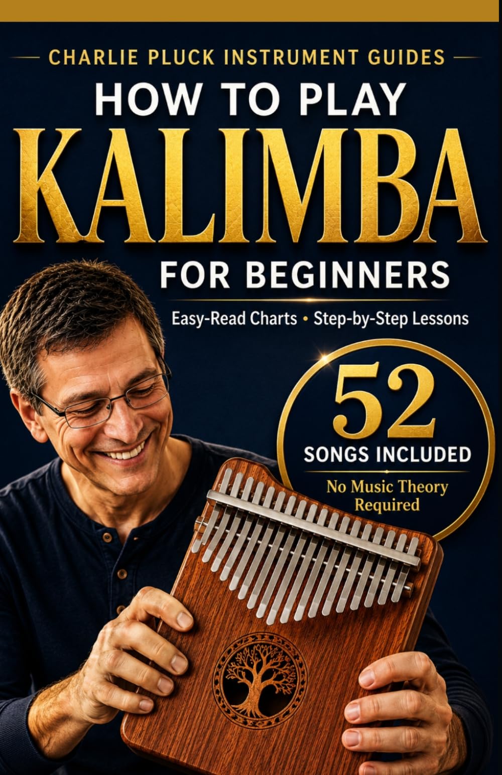 How to Play Kalimba for Beginners: 52 Song Lessons with Easy-Read Charts, Hands-On Technique, and Thorough Guidance Covering Folk, Classical, Hymns, ... Carols (Charlie Pluck Instrument Guides)