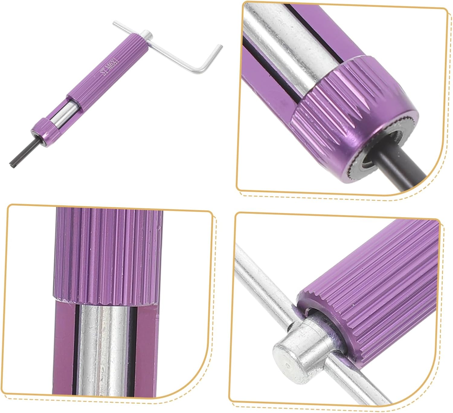 Alipis Helicoil Repair Tool Kit M6 Thread Repair Installation Tool Includes Helicoil Inserts and Wrench for Easy Use