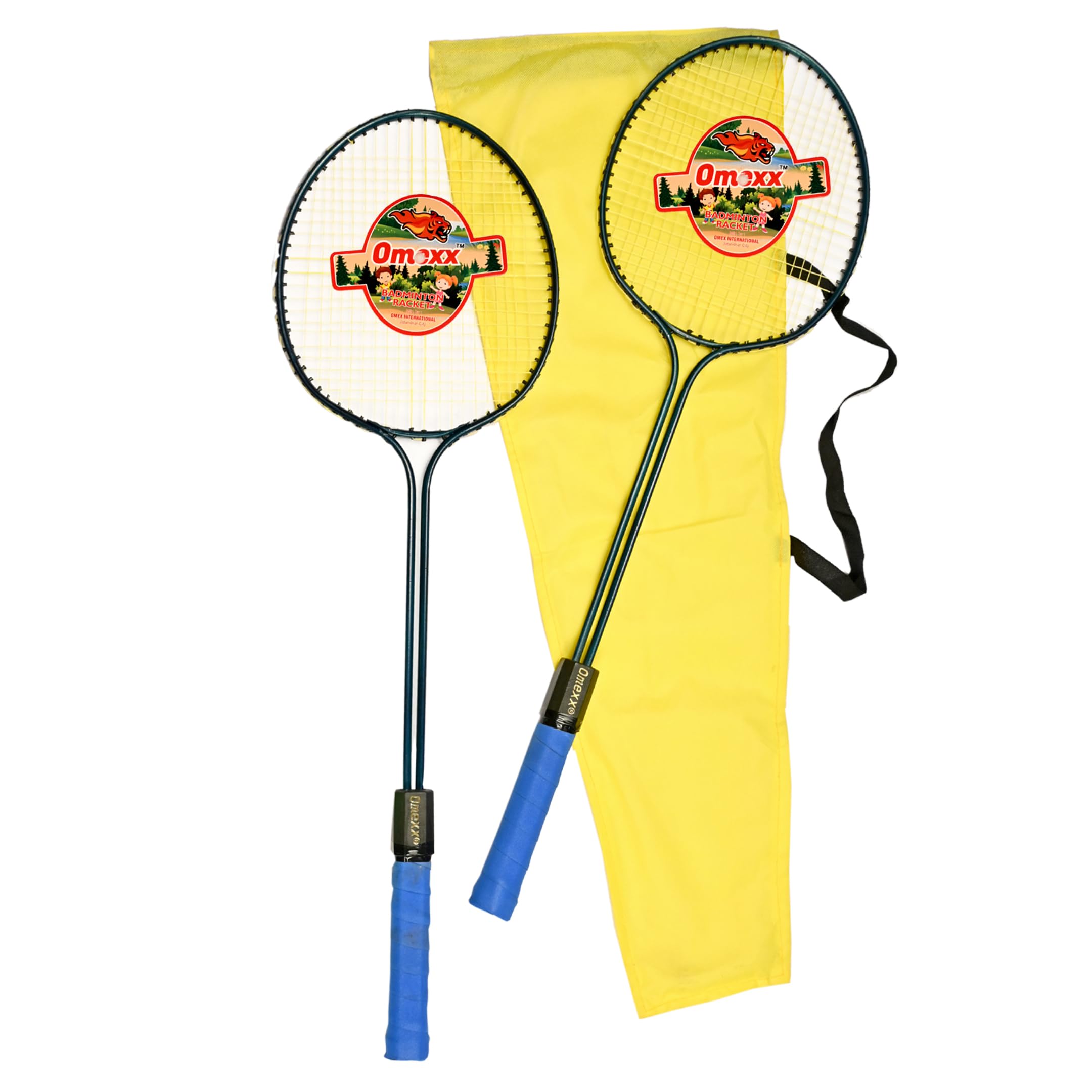 OMEXX Double Shaft 2 Pieces Aluminium Badminton Racquets with Full-Cover Set (B0D3X8RMX1) Amazon Price History, Amazon Price Tracker