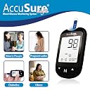 AccuSure Simple Digital Glucometer Kit |with 25 Strips,10 Lancet,1 Lancing device for Accurate Blood Glucose Sugar Testing Machine gallery image