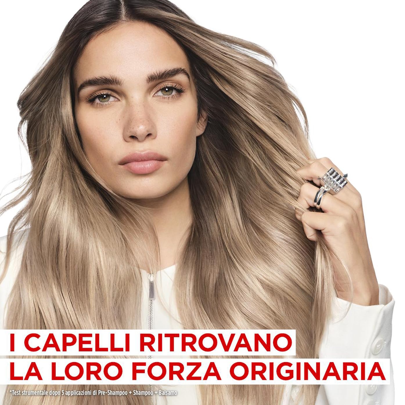 L'Oréal Paris Elvive Bond Repair Kit con Pre-Shampoo, Shampoo, Balsamo e Siero Senza Risciacquo, per Capelli Danneggiati, Ricrea i Legami Interni del Capello, Con Acido Citrico