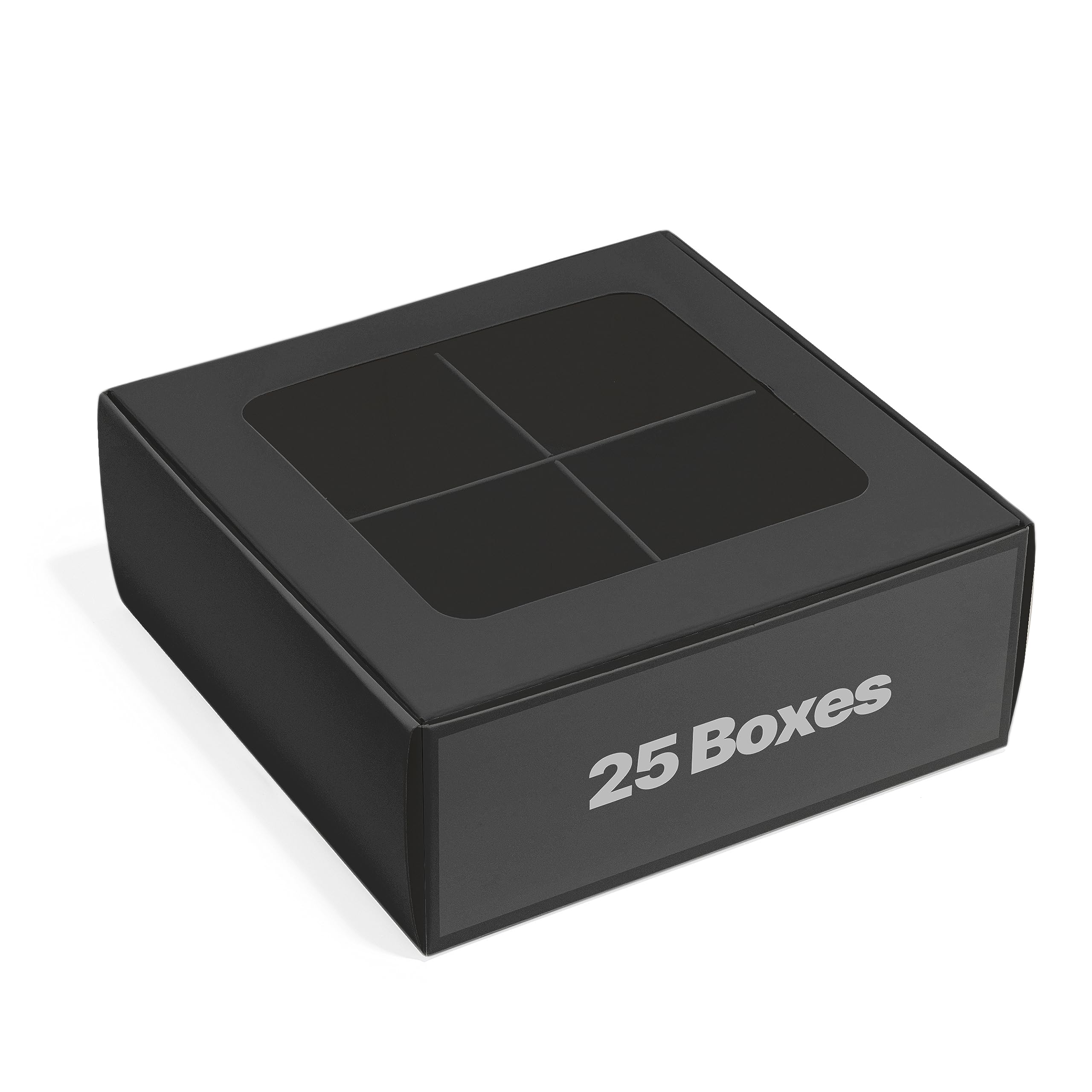 Amazon.com: Modsy Baking - 25 pcs Black Mini Cookie Boxes for 4