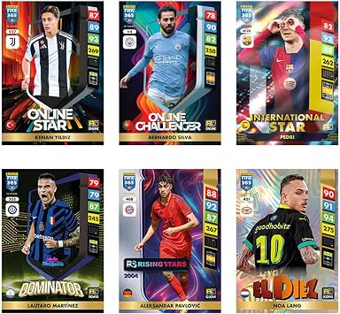 Hediyecik Fıfa 365 Adrenalyn Xl 2025 Futbolcu Kartları 5 Paket (30 Kart)