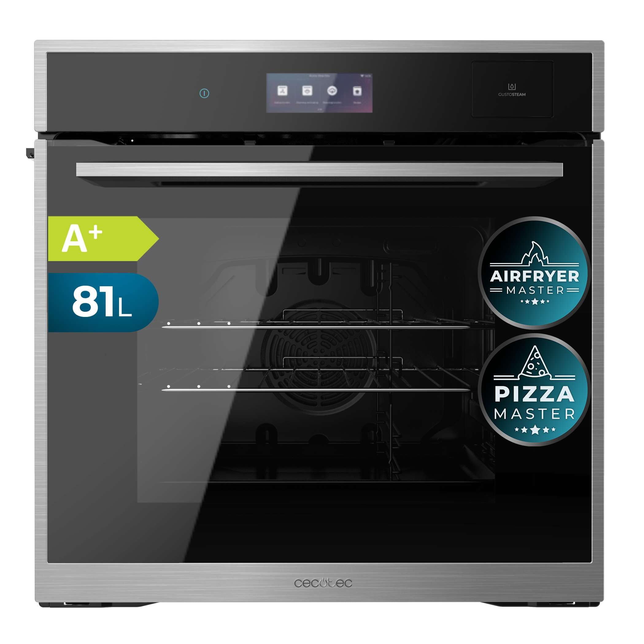 Cecotec Forno da Incasso con Vapore 81 L Bolero Hexa S606000 Edge TFT A++