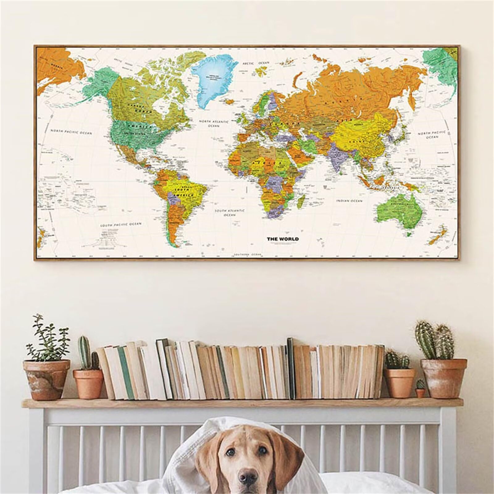 Lionhai Zestawy do malowania diamentami dla dorosłych/dzieci, mapa świata 5D, DIY, sztuka diamentowa, malarstwo retro, zestawy artystyczne, okrągłe, pełne wiercenie, diamentowe kropki, klejnot, sztuka
