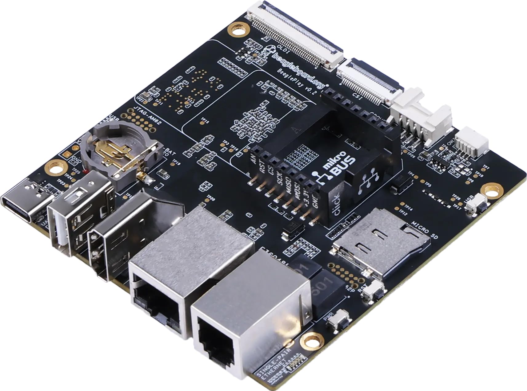 Beagleplay Board, AM6254, WL1807, CC1352P74T0RGZR, ARM Cortex-A53, Cortex-M4,RAM: 2GB-image-35