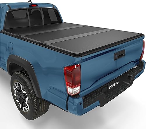 Vista 12 de Perfit Liner FPR - Cubierta Tonneau rígida de perfil bajo para caja de camioneta de cuatro pliegues, compatible con Toyota Tundra 2022-2026, caja