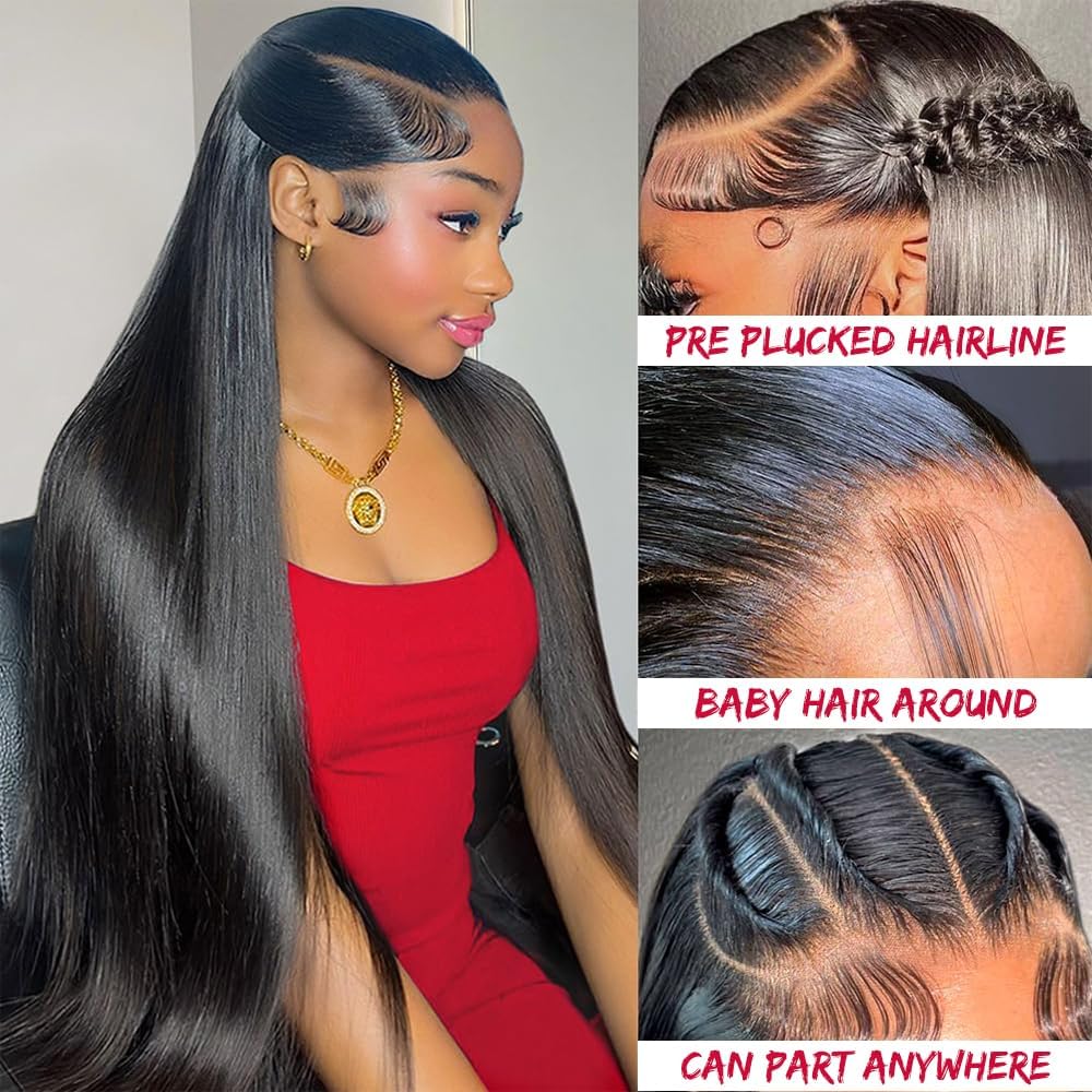 Natural-Looking Human Hair Lace Front Wig
