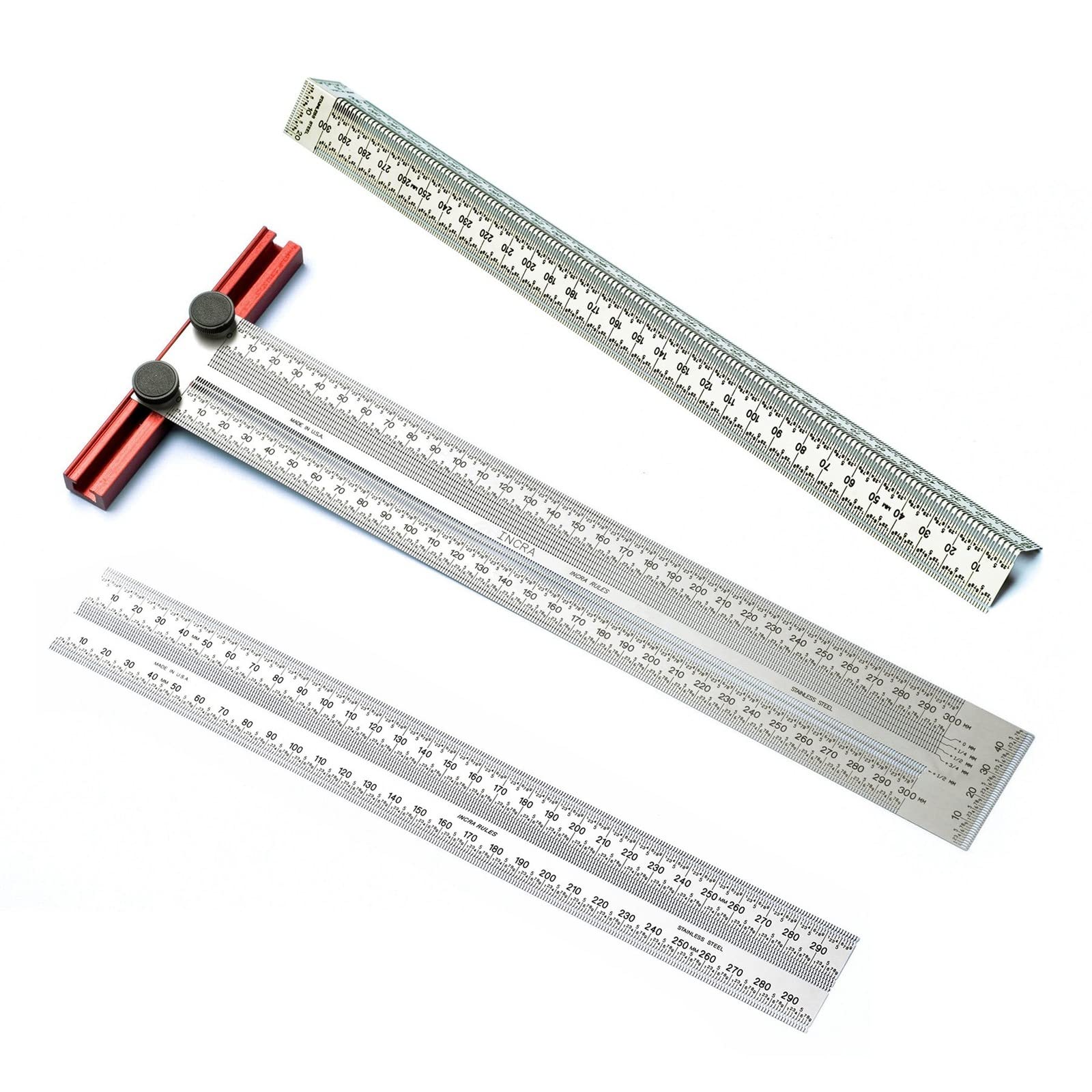 INCRA Rule Set 300mm (Metric) Including Pencil