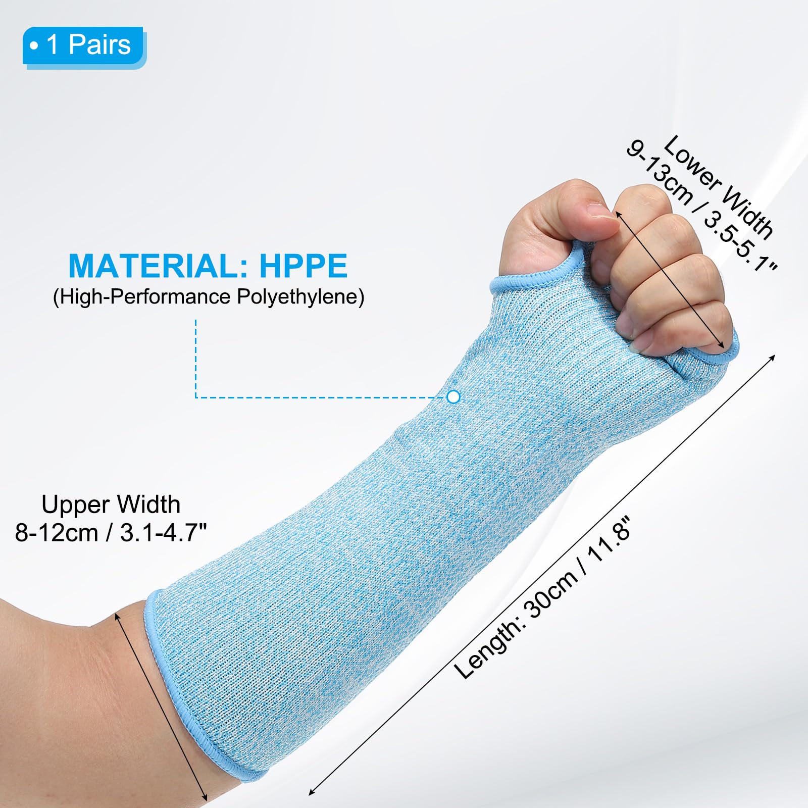 PATIKIL 12 Inch Cut Resistant Sleeve - Image 2