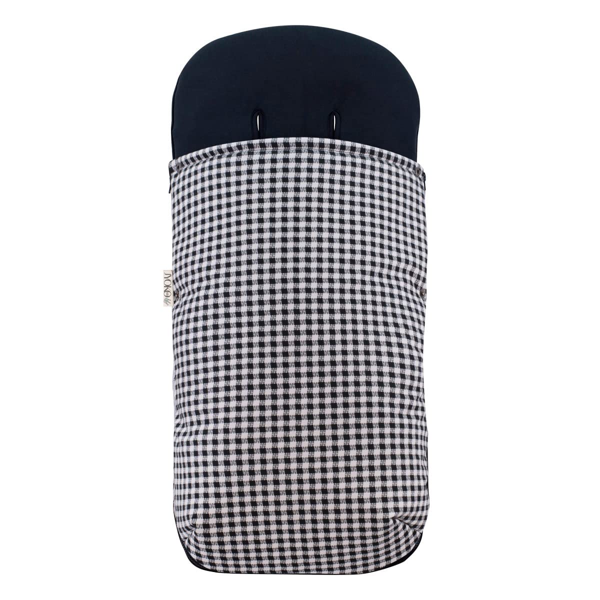JYOKO KIDS Saco Universal para Cochecito, Sacos de Abrigo para Carritos, Saco Invierno Silla Paseo, Saco de Silla de Bebe con Cremallera Desmontable, Antimanchas (VICHY, ALGODON)