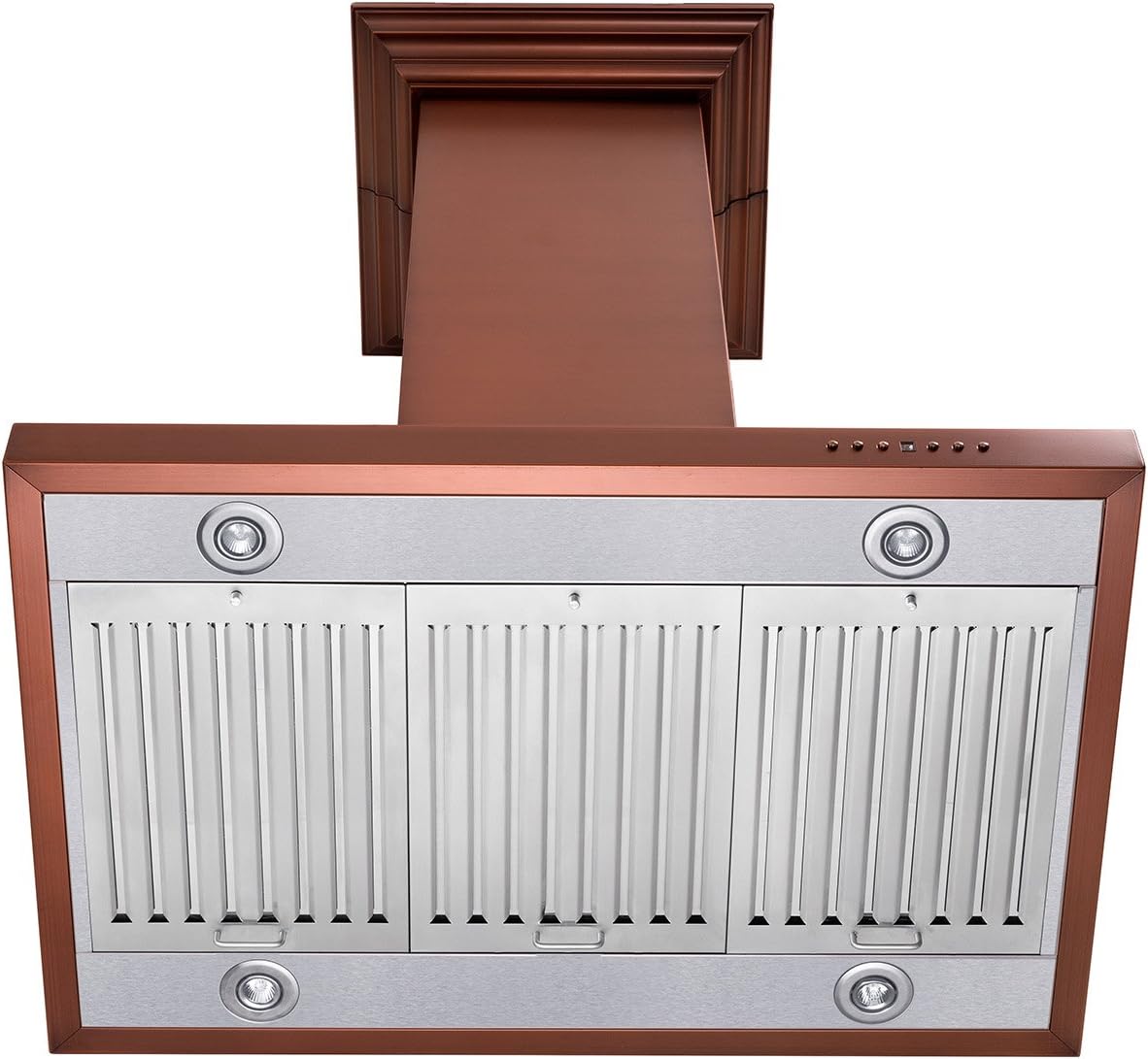 ZLINE 36 in. Designer Series Copper Island Mount Range Hood (8KL3iC-36)