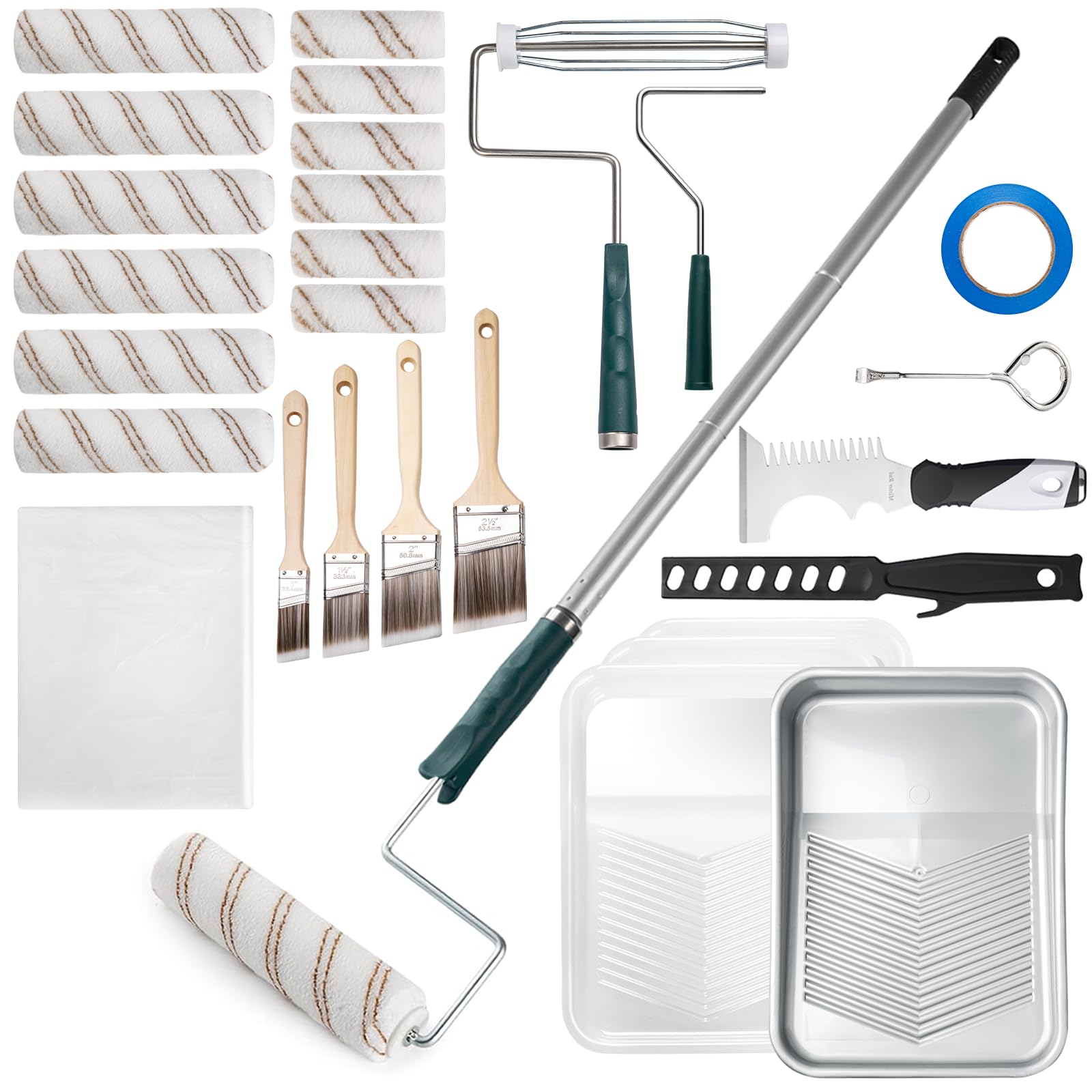 Mister Rui Paint Roller Kit - 22 Piece -12