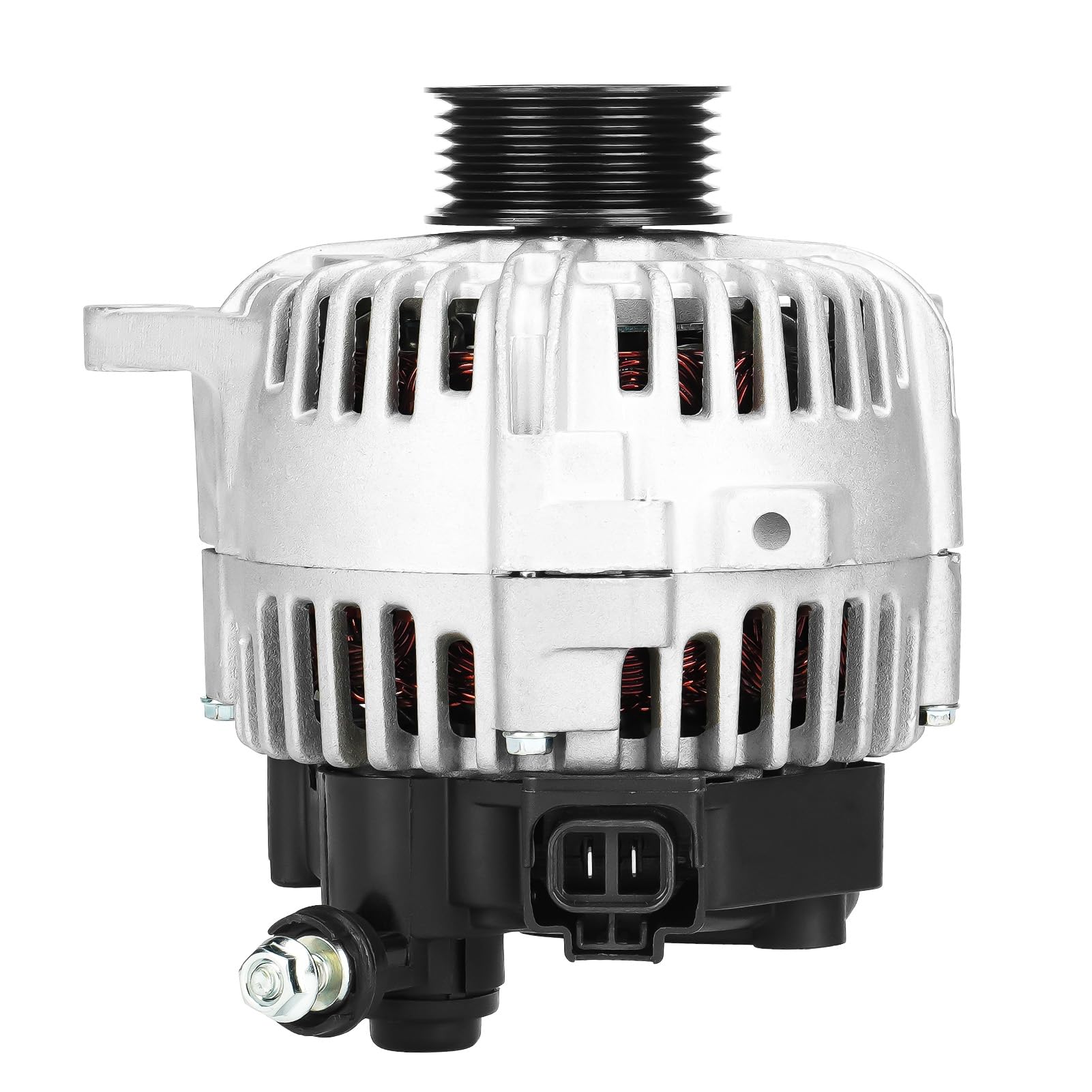 Photo 1 of New Alternator for 2.7L V6 Hyundai Santa Fe 2002 2003 2004, for Sonata & Tiburon & Kia Magentis 2003, AVA0018 37300-37400 400-40082 11015 12468 A0002655010 TG11C024 439295