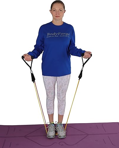 Miniatura 6 de BodyForge Resistance Bands, Exercise Bands, Resistance Bands for Working Out, Work Out Bands with Handles for Men and Women Fitness, Strength