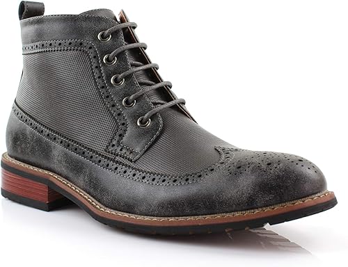 Ferro Aldo Raymond MFA806031 para hombre Casual Brogue mediados de la parte superior cordones uniforme vestido botas
