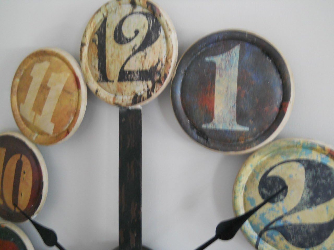 GSM Large Metal Contemporary Wall Clock